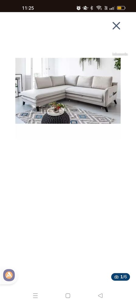 Canap� d'angle convertible 5 places BOBOCHIC 550 Colombes (92)