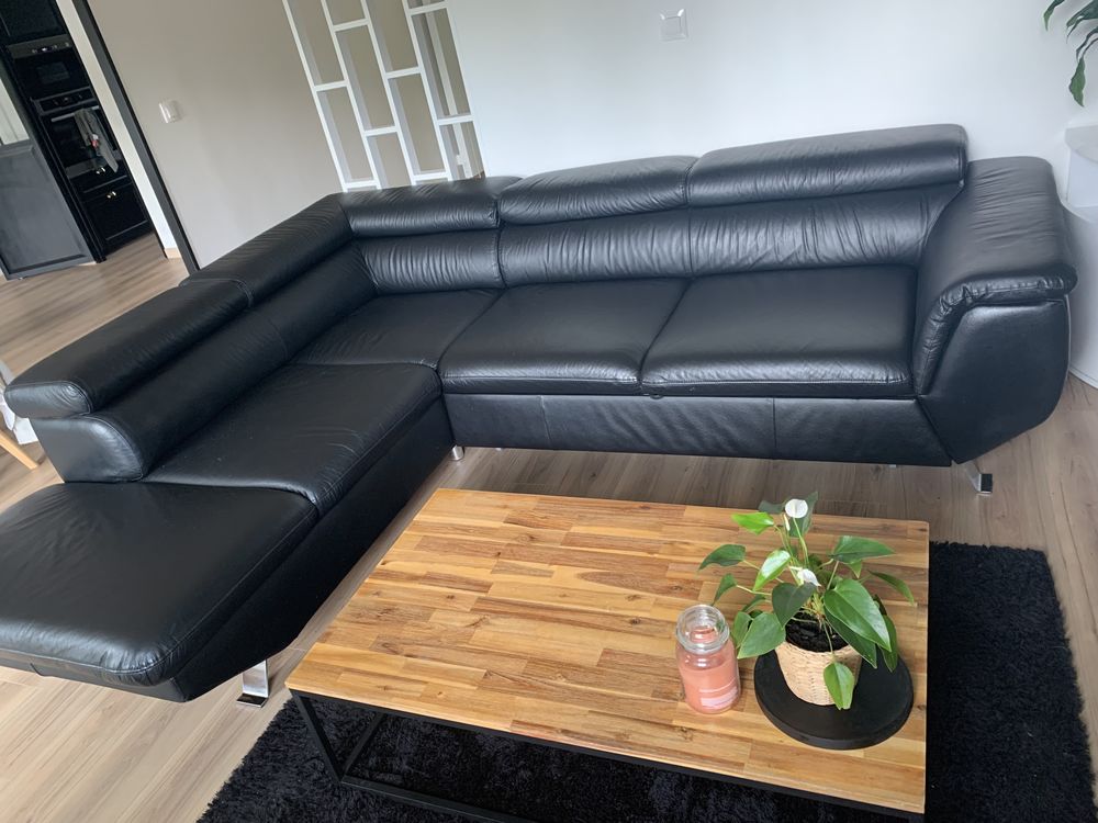 Canap� angle convertible en cuir 1300 Vayres-sur-Essonne (91)