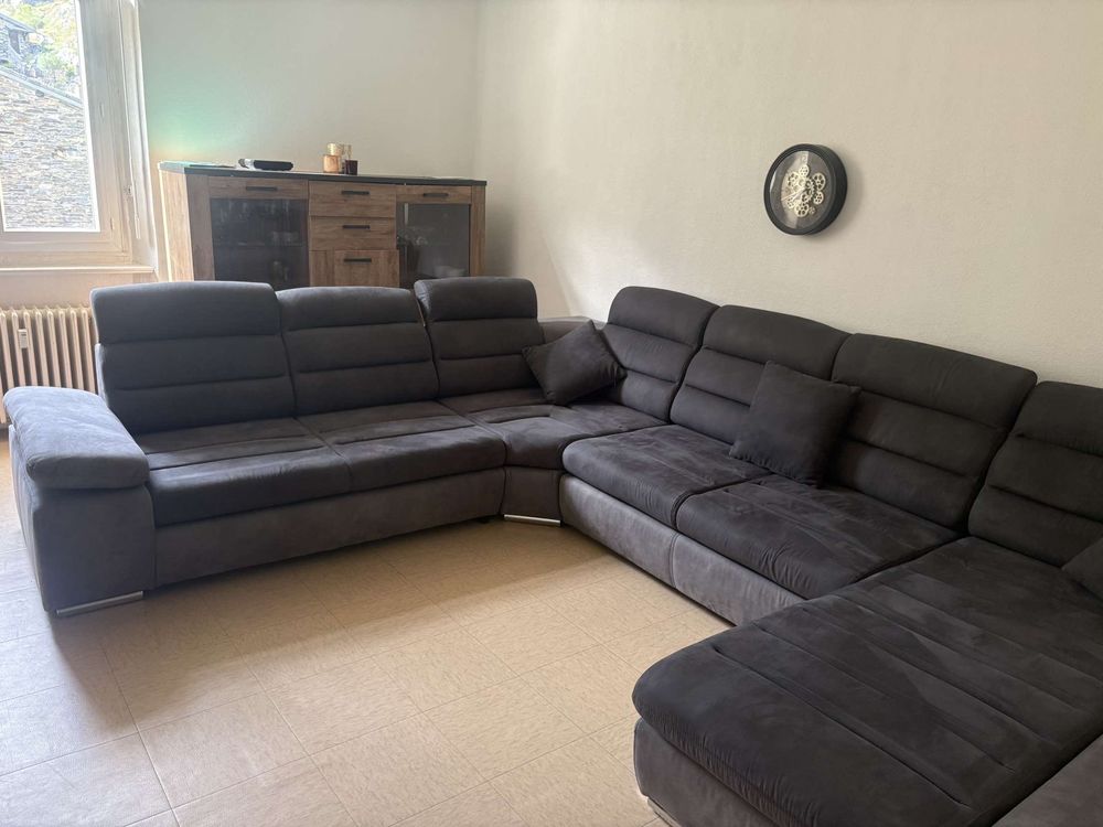 Canap� d'angle convertible avec coffre de rangement 1300 Tende (06)