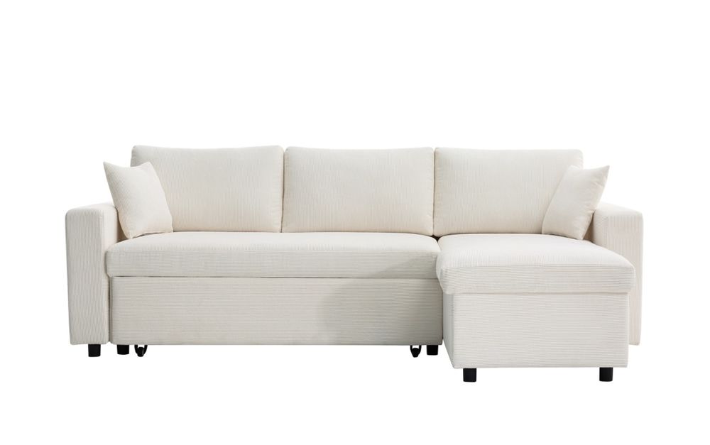 Canap� d'angle convertible en velours c�tel� 500 Arpajon (91)