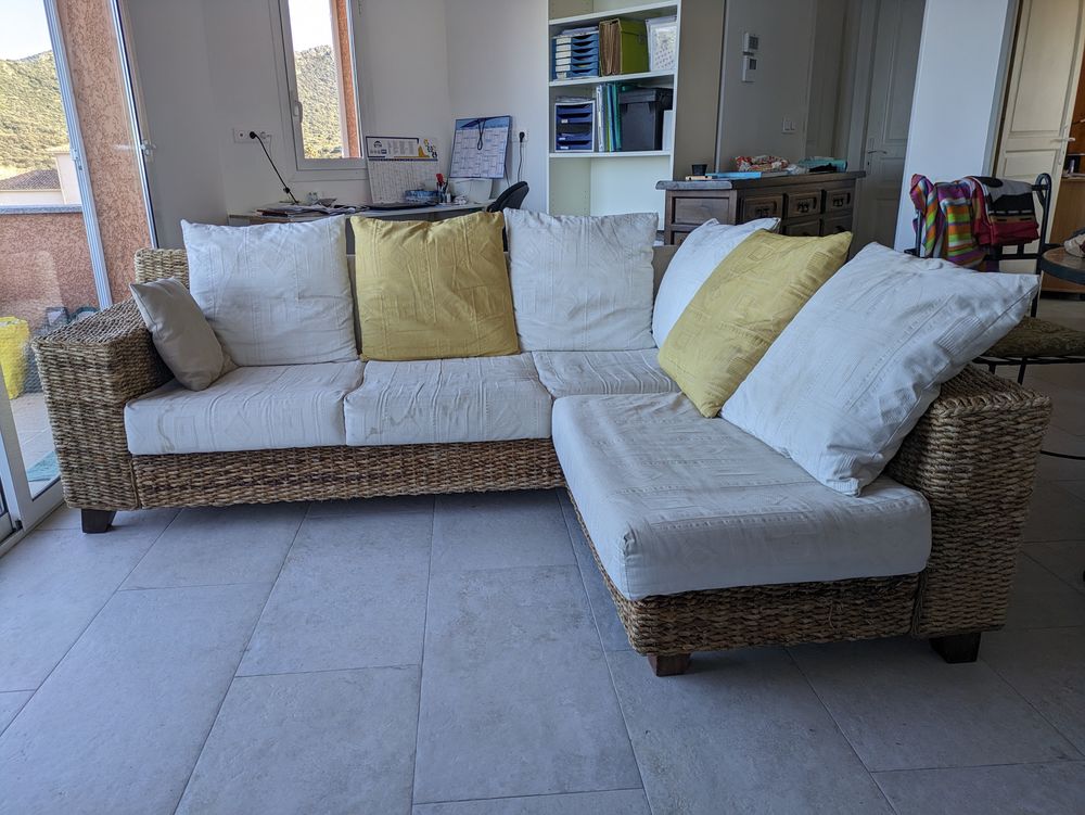 canap� d'angle en corde tress�e 350 Monticello (20)