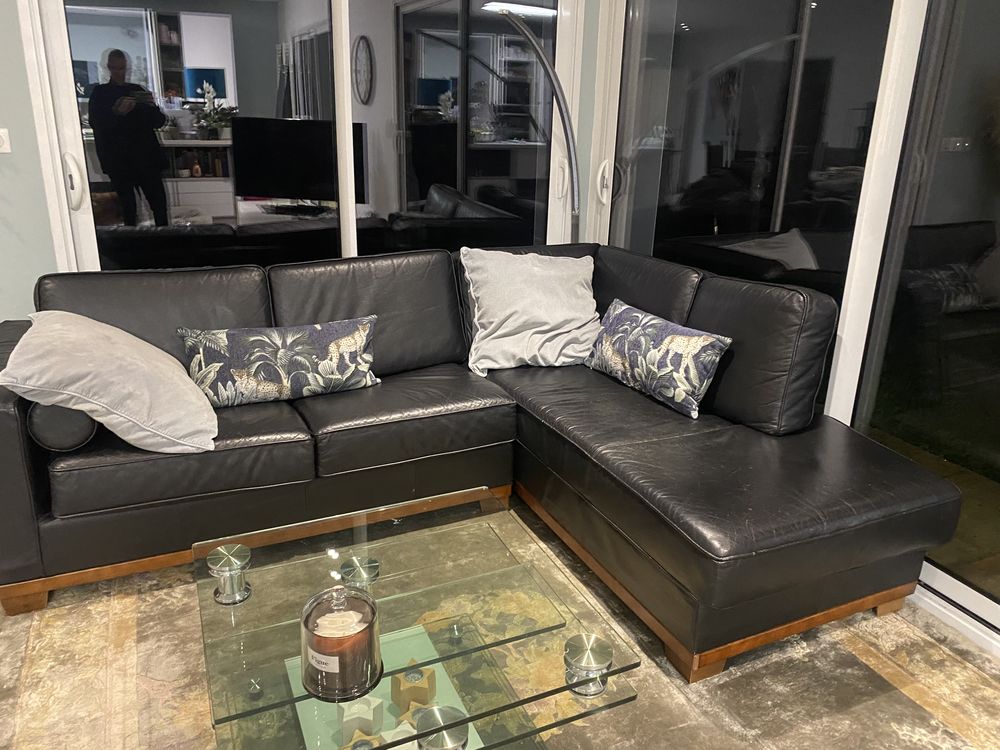 Canap� d'angle en cuir 0 Rang-du-Fliers (62)