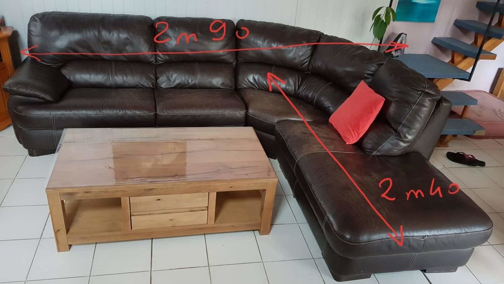 canap� d'angle cuir 0 Teyran (34)