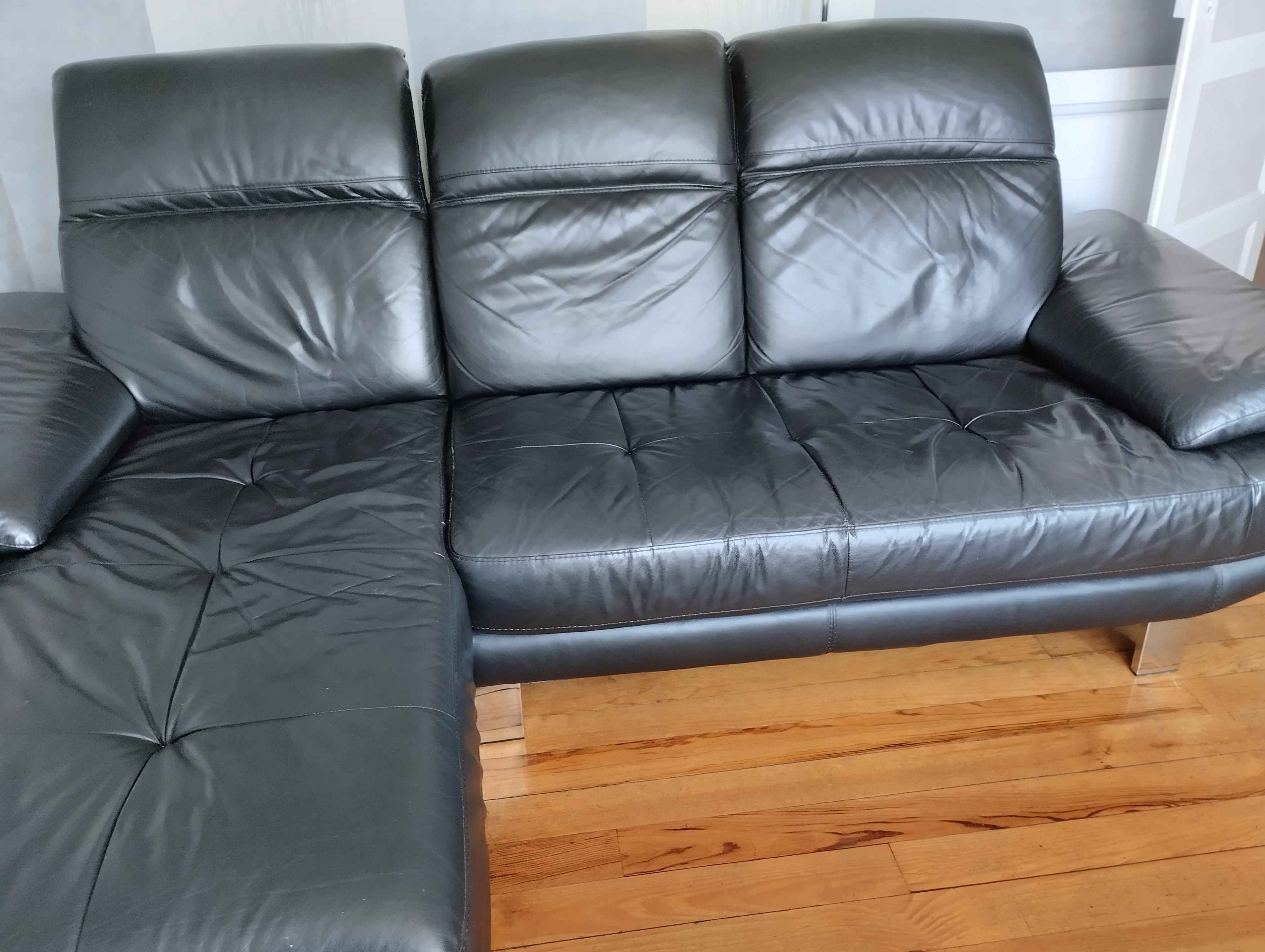 Canap� d'angle en cuir 350 Bill�re (64)