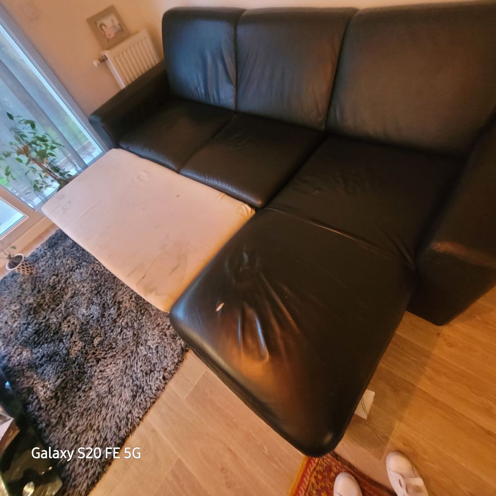 canape d'angle en cuir avec couchage et coffre. 0 Savigny-sur-Orge (91)