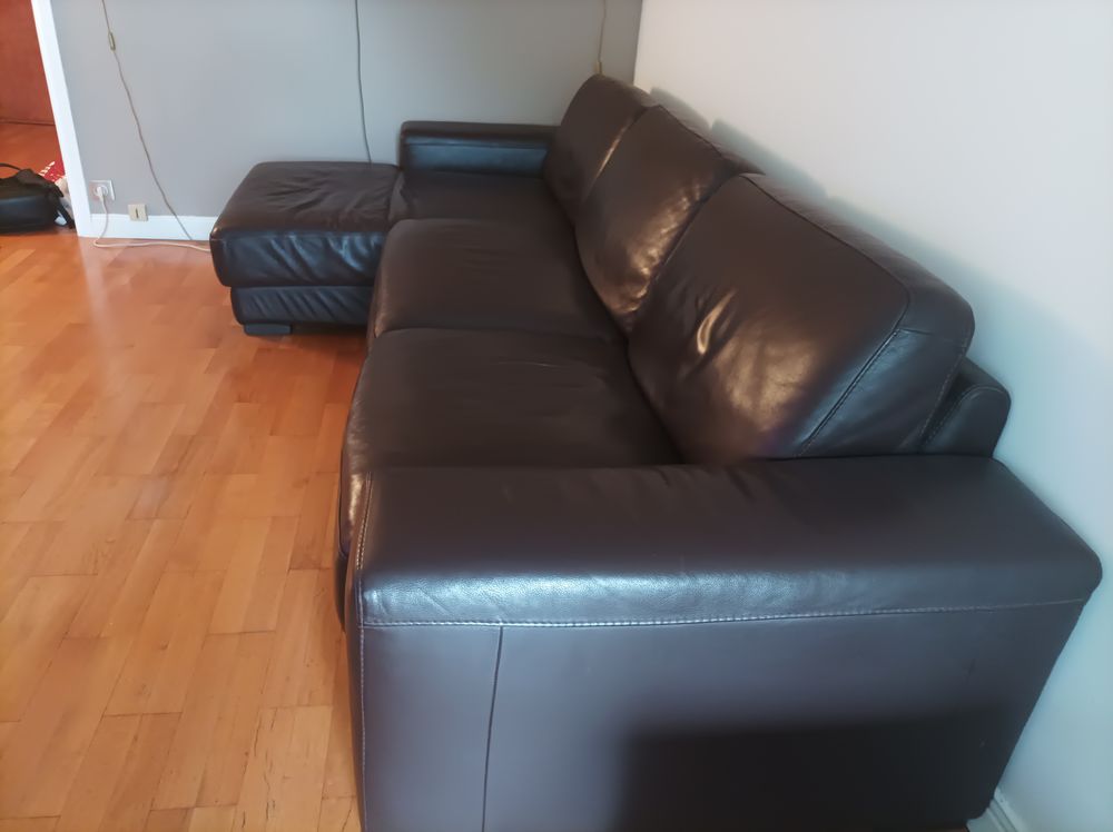 Canap� lit d'angle cuir Natuzzi 400 L'Ha�-les-Roses (94)