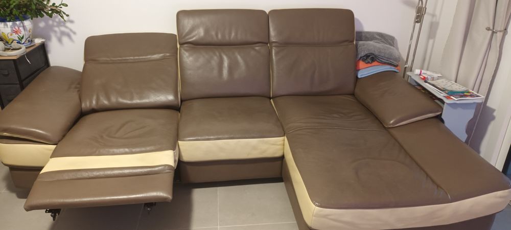 Canap� d'angle cuir 150 Sainte-Maxime (83)