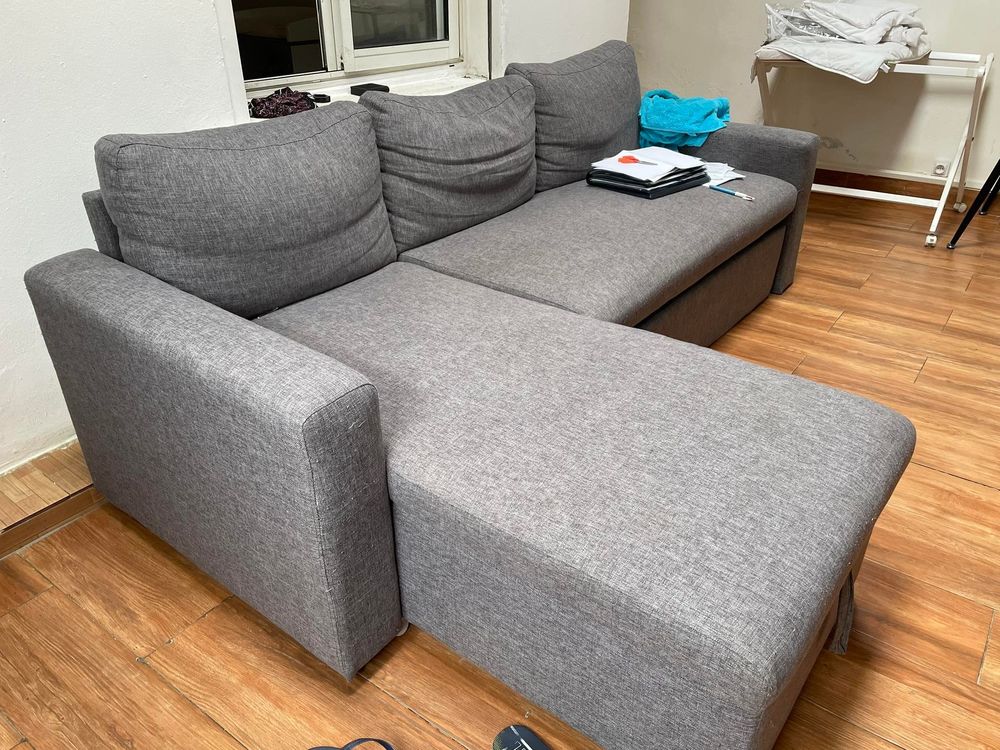 Canap� d'angle droit gris 250 Sainte-Clotilde (97)