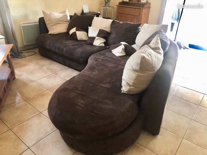 Canap� d angle en tbe � 500 euros 500 Laura�t (32)