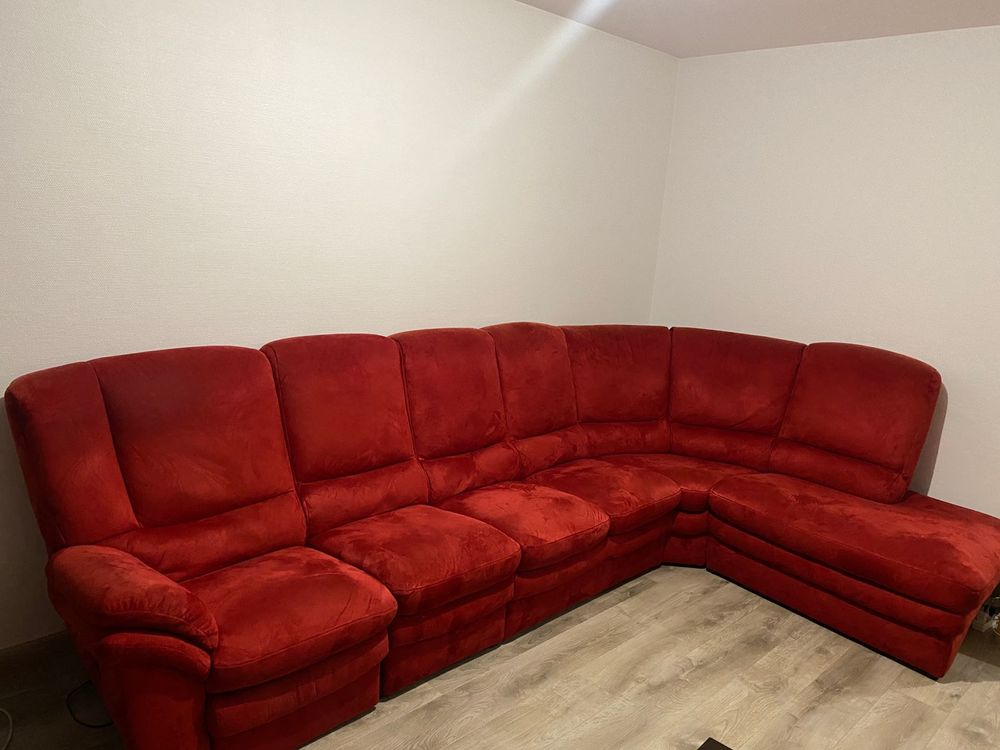 Canap� d'angle + 2 fauteuils tournants 690 Gaillard (74)