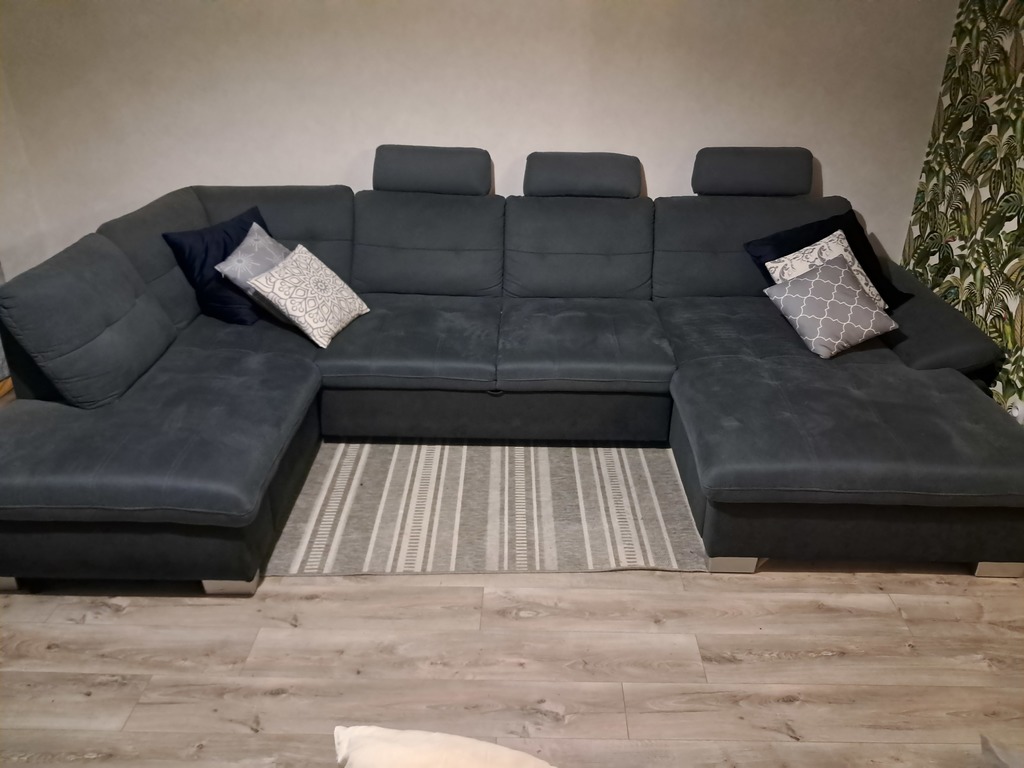 Canap� d'angle gris avec assises r�glables 880 Raon-l'�tape (88)