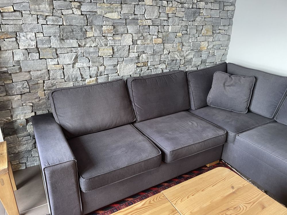 Canap� d'angle gris 150 Les Carroz d'Araches (74)