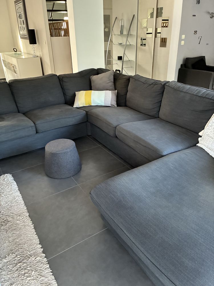 Canap� angle et meridienn gris L'Appart 
�� r�cup�rer a esvre 990 Esvres (37)