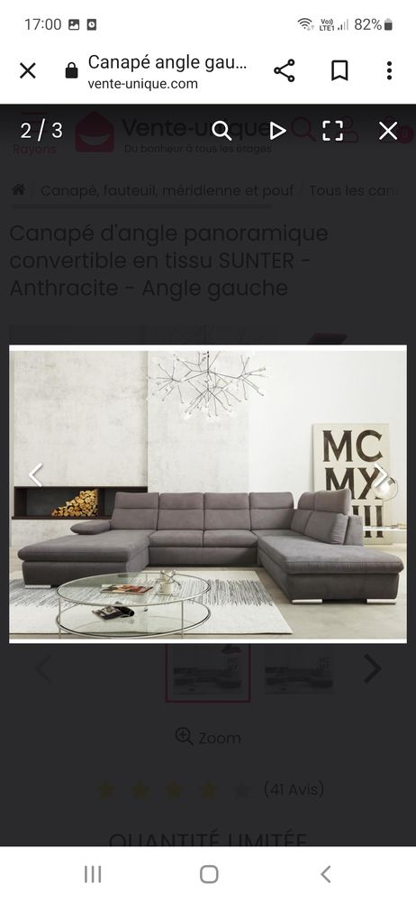 Canap� d'angle panoramique et convertible 1100 Saint-Mandrier-sur-Mer (83)