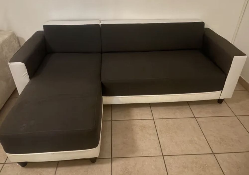 Canap� d'angle r�versible 3/4 places ? Bon �tat g�n�ral 95 Villeurbanne (69)