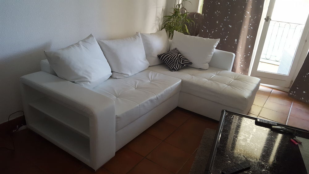 Canap� d'angle simili cuir 590 Mougins (06)