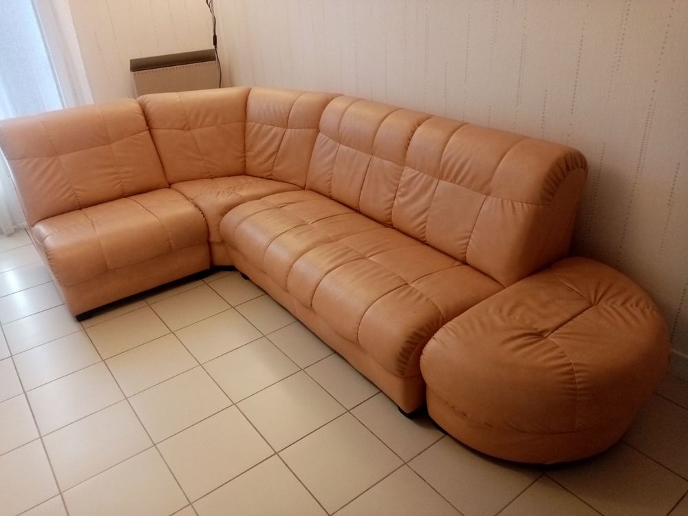 Canap� d'angle simili cuir 250 Bourbon-Lancy (71)