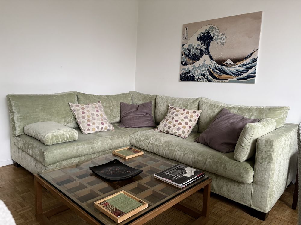 Canap� d'angle toiles de Mayenne 470 S�vres (92)