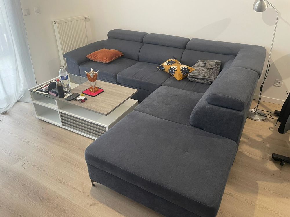 Canap� d'angle WESLEY GRIS convertible et r�versible 700 Br�tigny-sur-Orge (91)