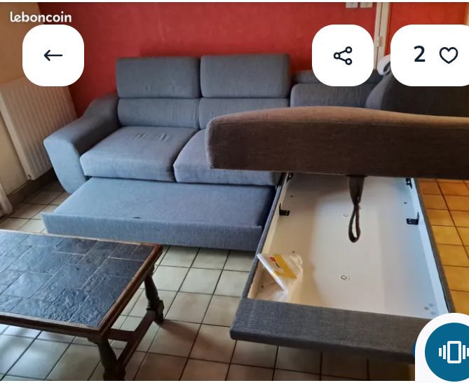 Canap� d'angle 600 Morlaix (29)