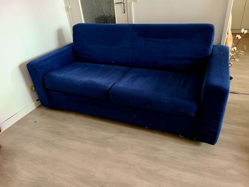 Canap� lit avec matelas convertible 690 Port-Brillet (53)