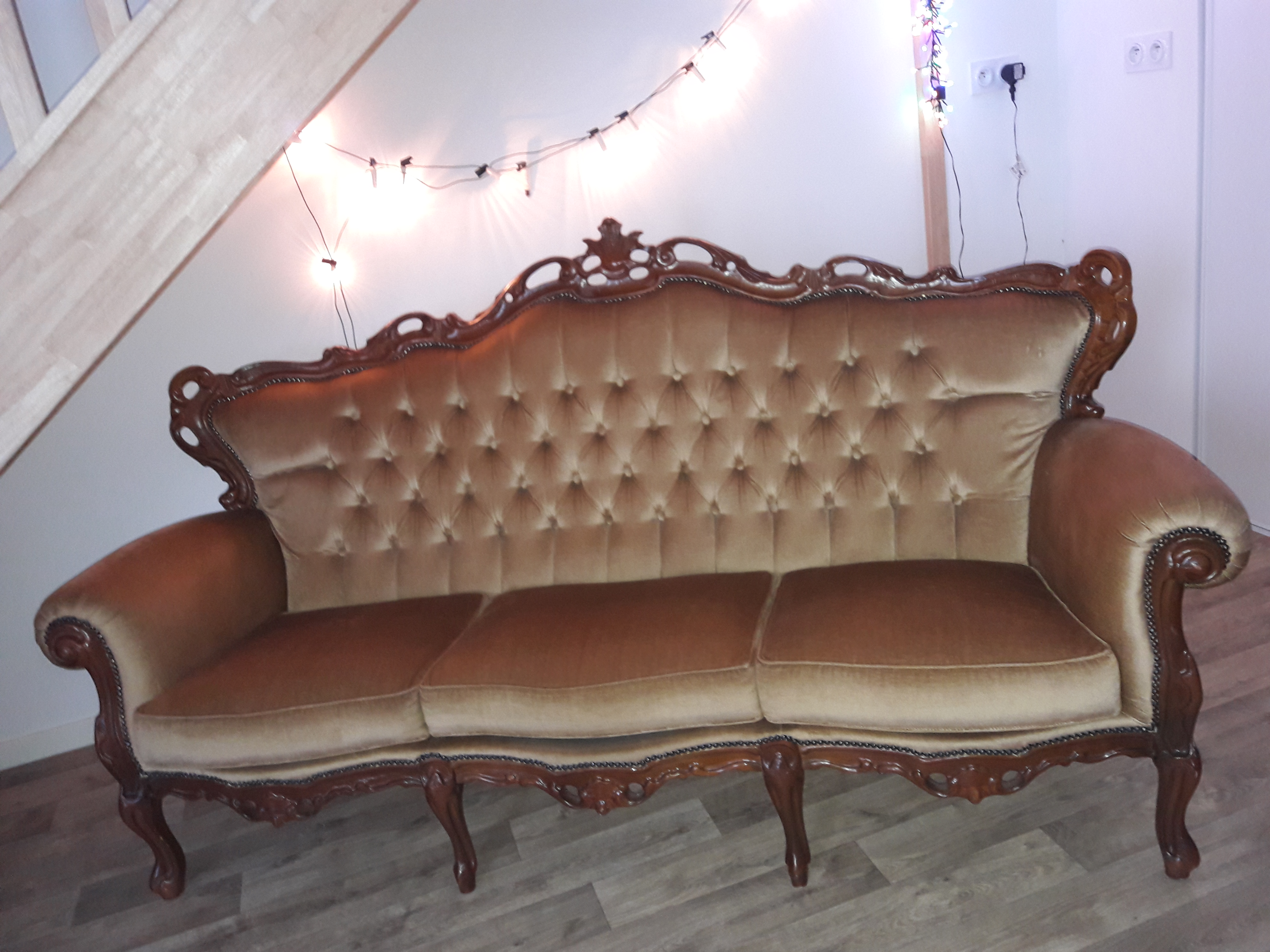 Canap� Baroque rococo 3P 150 Nantes (44)