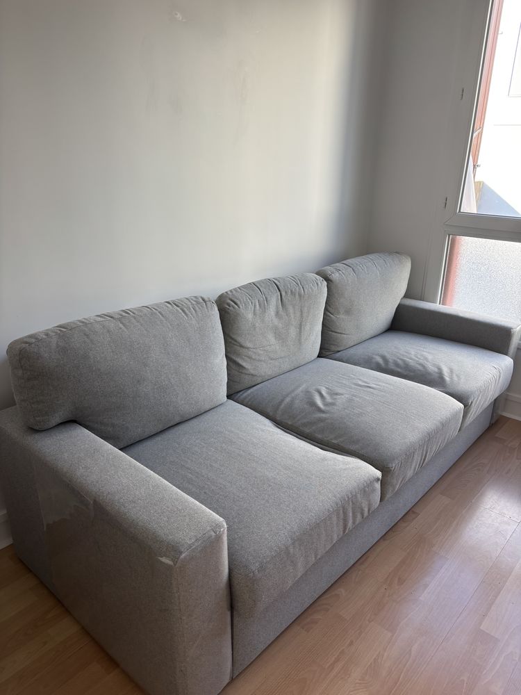 Canap� Barslov Ikea gris 350 Vanves (92)