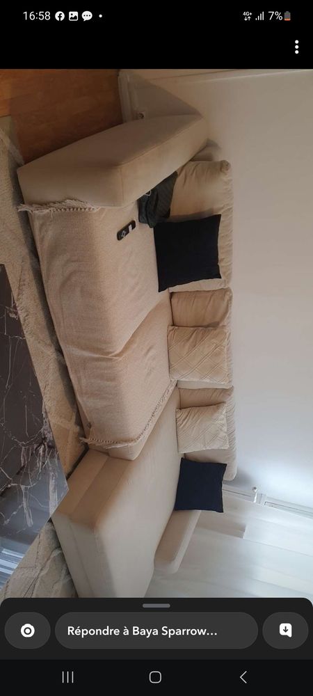 Canape beige 650 Lys-lez-Lannoy (59)