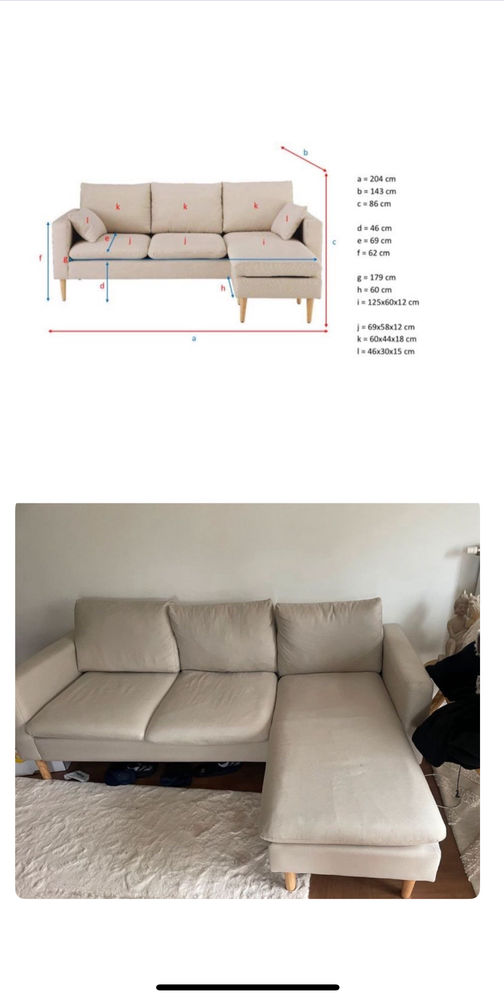 Canap� beige 200 �vreux (27)