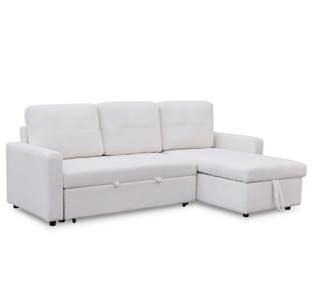 Canap� blanc bouclette 400 Siran (34)