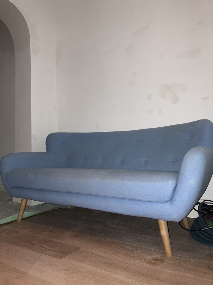 Canap� bleu 3places 150 Alen�on (61)