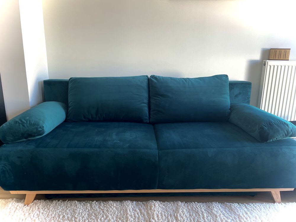 Canap� bleu canard 450 Vallangoujard (95)