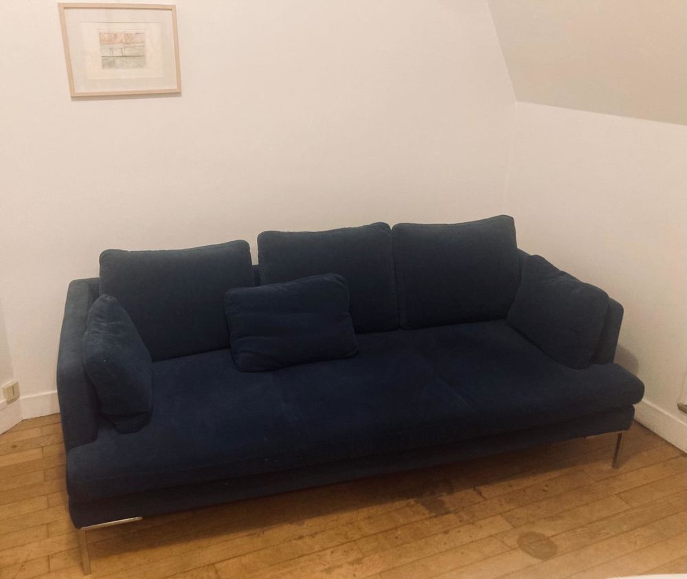 Canap� bleu BO CONCEPT - 280 � 280 Paris 5 (75)