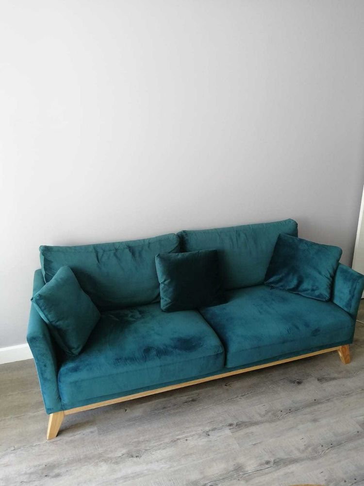 Canap� bleu style scandinave 350 Saint-Priest (69)