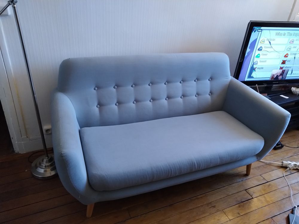 Canap� bleu 0 Paris 14 (75)