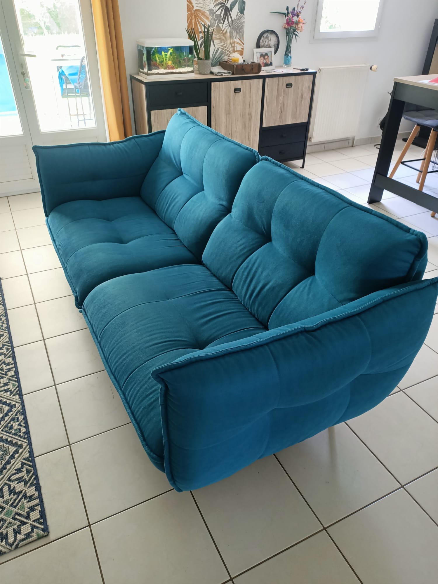 Canap� bleu Fly 300 Rouans (44)