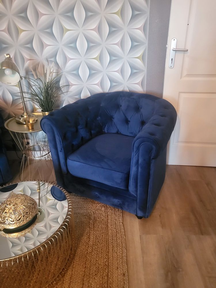 Canap� bleu 580 Paris 12 (75)