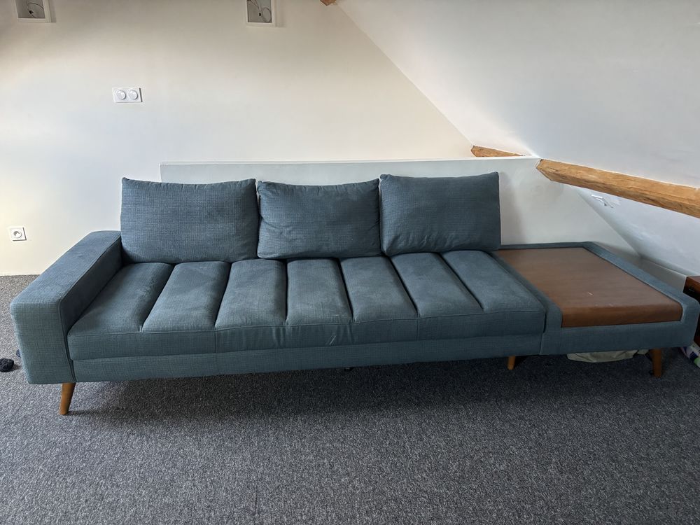 Canap� bleu 250 Liancourt (60)