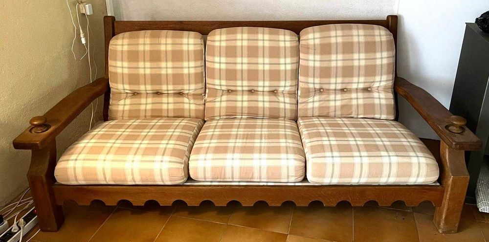 canap� bois massif avec ses 2 fauteuils 1 Camboun�s (81)