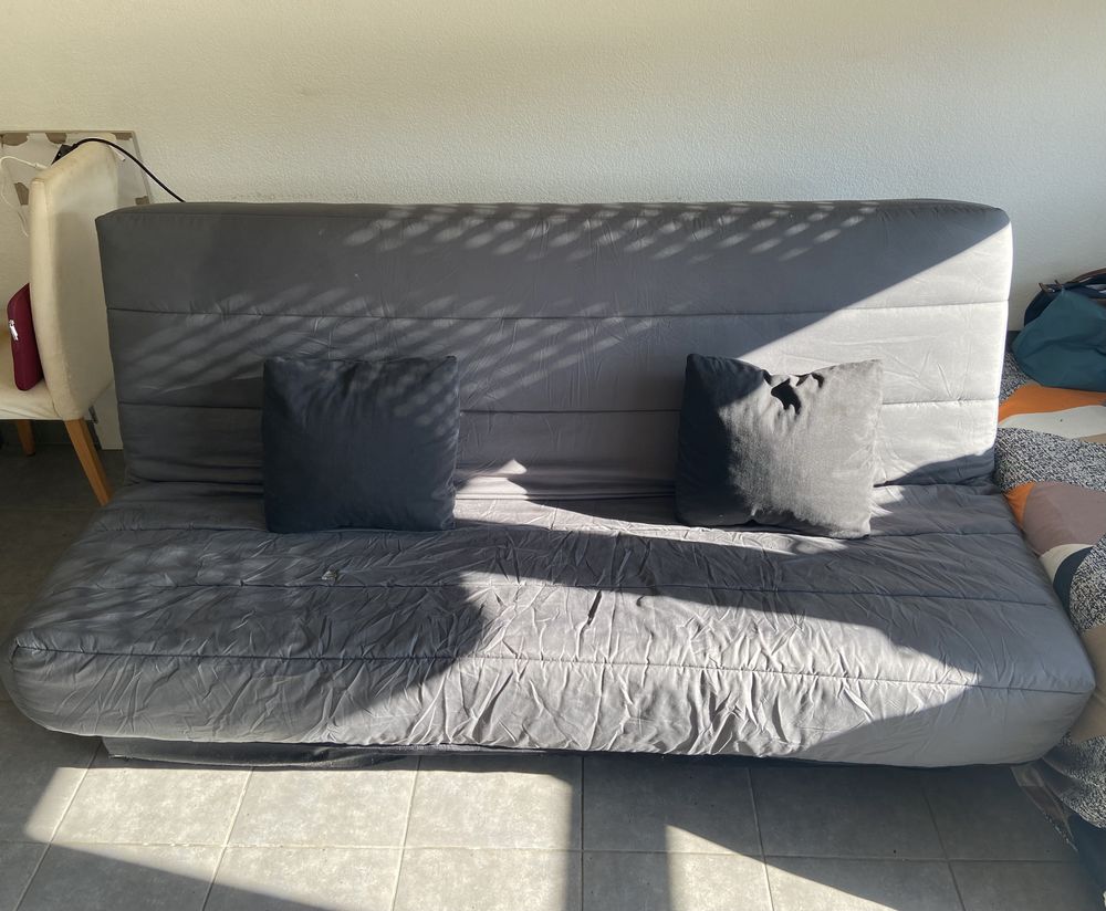 Canap� clic-clac gris avec coffre 80 Toulouse (31)