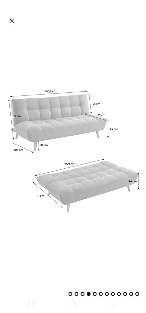 Canap� clic-clac La Redoute NEUF! 220 Marly-le-Roi (78)