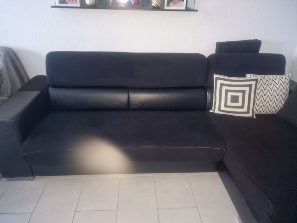CANAPE CONVERTIBLE D ANGLE RAPIDO SIMILI CUIR 550 Saint-Brice-sous-For�t (95)