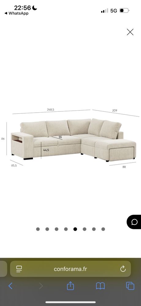 canap� convertible avec coffre 1150 Le Raincy (93)