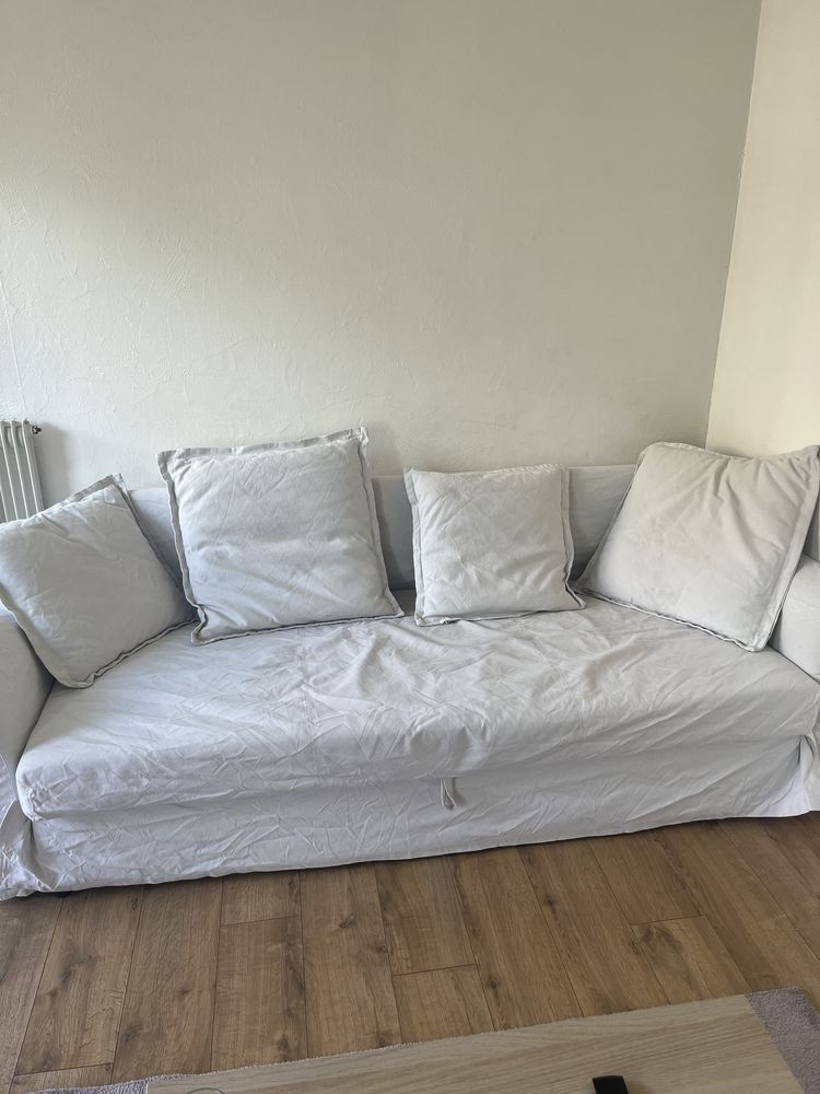 Canap� convertible blanc IKEA 3 places 260 Plaisir (78)