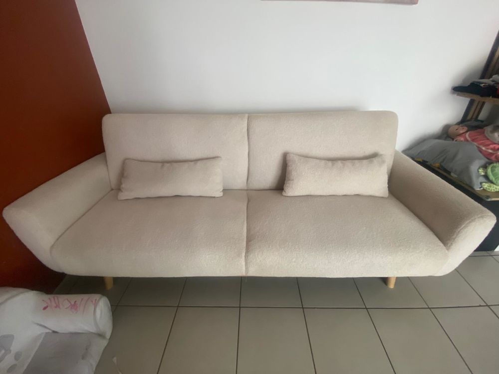 Canap� convertible blanc 180 Valflaun�s (34)