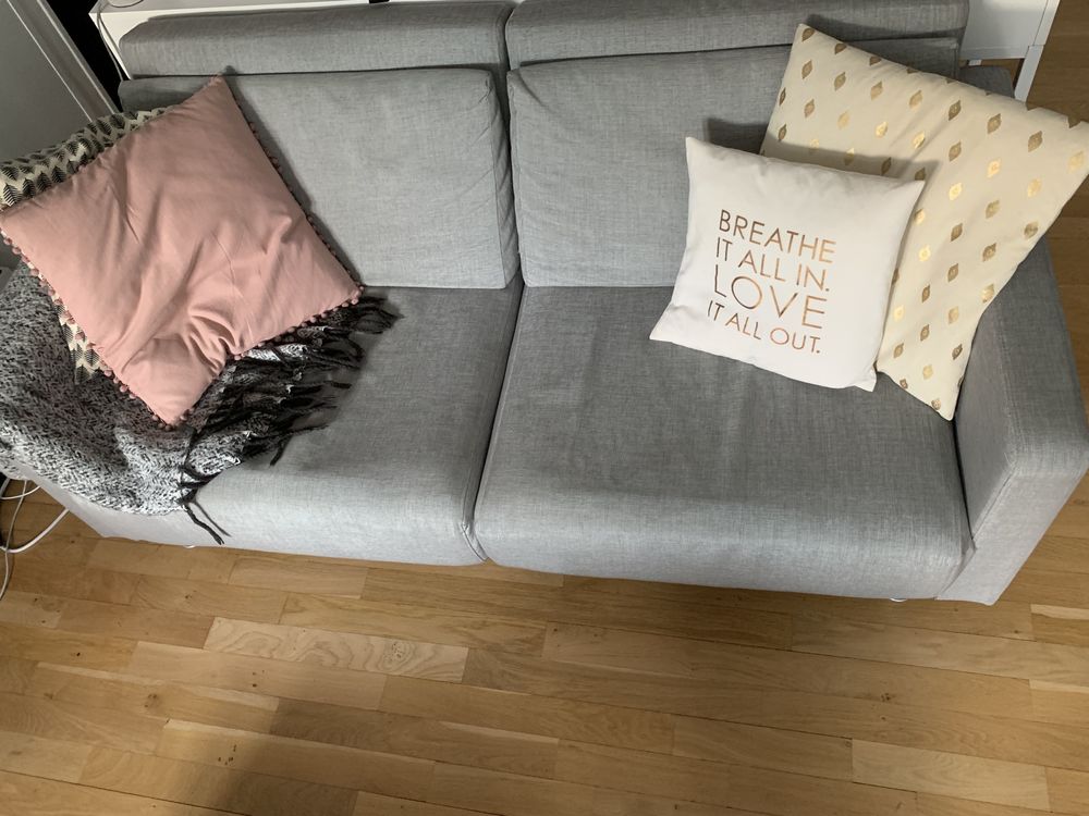 Canap� convertible BO CONCEPT gris clair 700 Paris 17 (75)