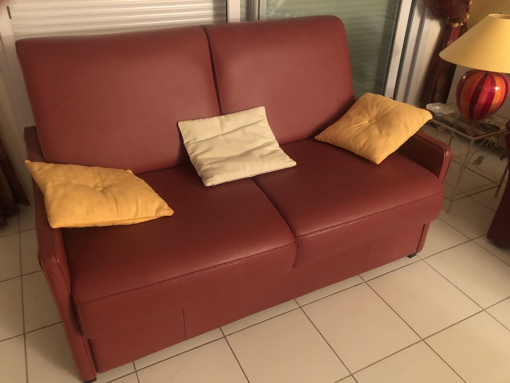   canap� convertible cuir 500 St Aygulf (83)
