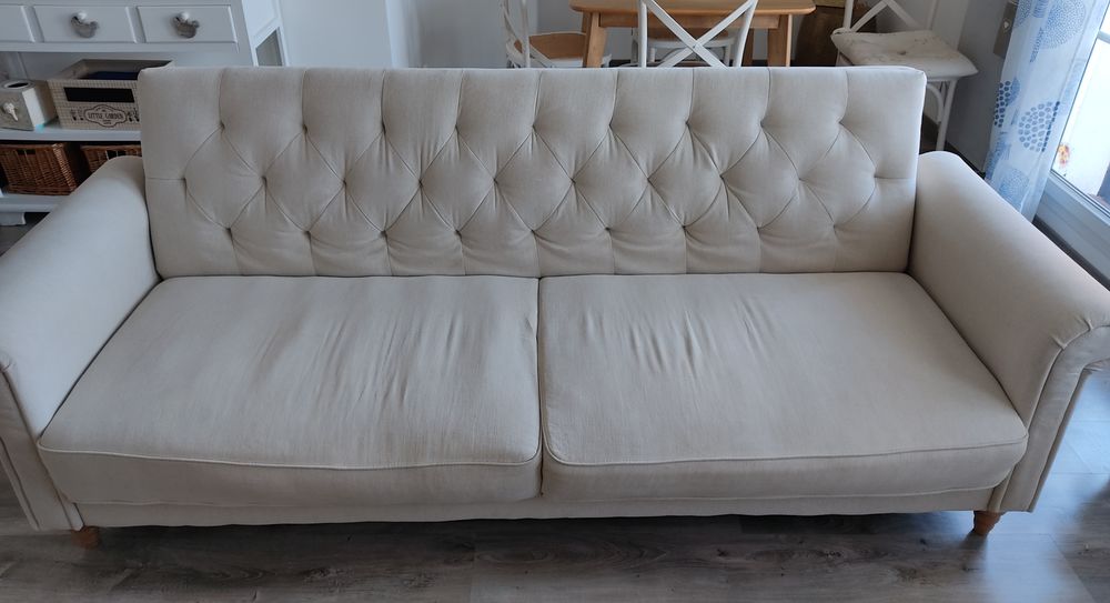 Canap� convertible en lin Maisons du monde 120 Fontenay-Tr�signy (77)
