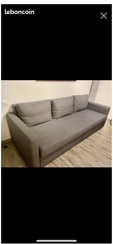 Canap� convertible 3 places IKEA 280 Orl�ans (45)