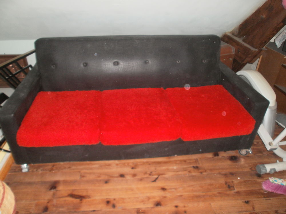 Canap� convertible 3 places Vintage en ska� 60 Malicorne-sur-Sarthe (72)